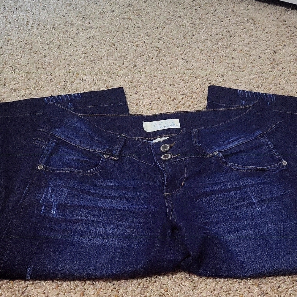 Maurices wide leg capris